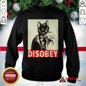 Radical Cat Disobey Sweatshirt-Design By Lordoftee.com