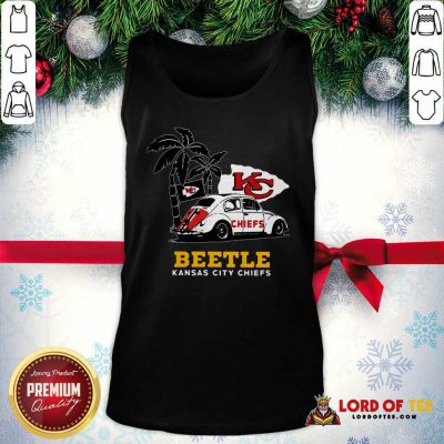 Volkswagen Beetle Kansas City Chiefs Tank Top - Design By Lordoftee.com