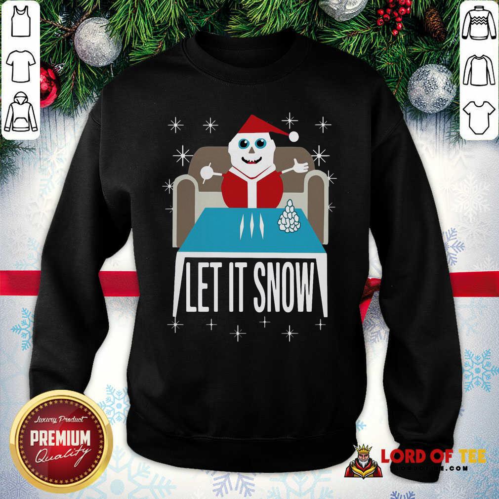 Walmart Cocaine Santa Let It Snow Santa Cocaine Christmas Sweater  Sweatshirt-Design By Lordoftee.com 