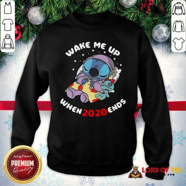 Stitch Wake Me Up When 2020 Ends Sweatshirt-Design By Lordoftee.com