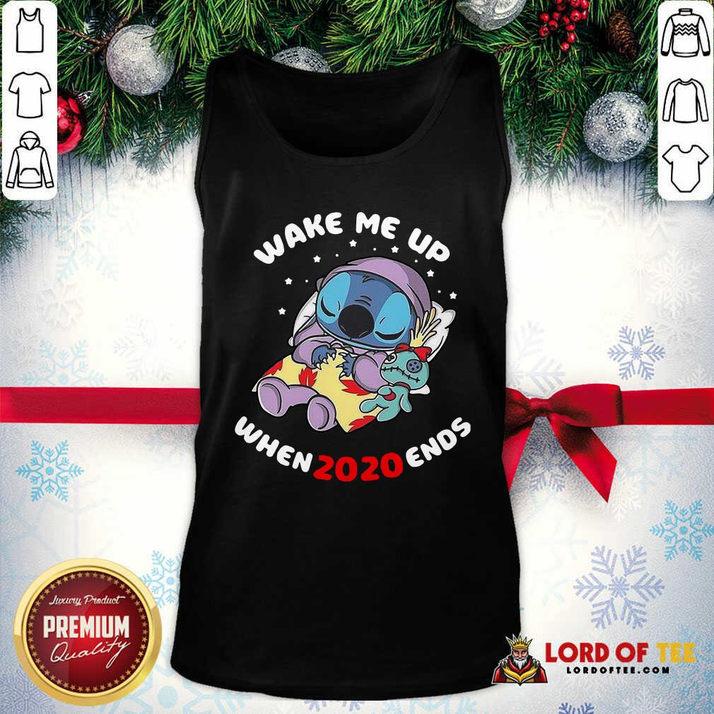  Stitch Wake Me Up aWhen 2020 Ends Tank Top-Design By Lordoftee.com 