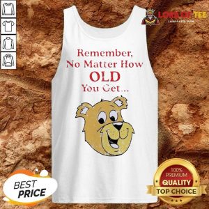 Scooby Doo Remember No Matter How Old You Get Tank Top