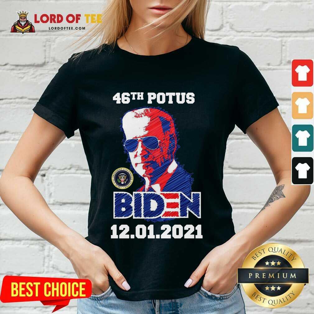 46th Potus 46 Joe Biden Inauguration 12 01 2021 V-neck