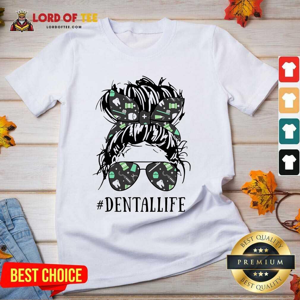 Women Dental Life V-neck - Desisn By Lordoftee.com