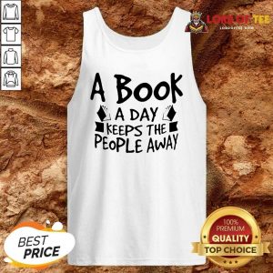 A Book A Day Keeps The People Away Tank Top - Desisn By Lordoftee.com