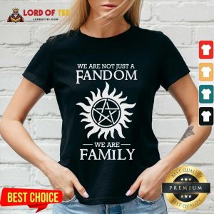 Supernatural We Are Not Just A Fandom We Are Family V-neck