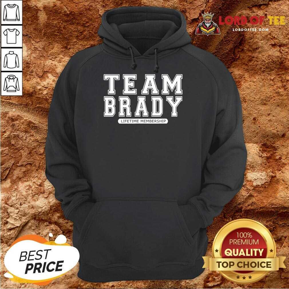  Team Brady Lifetime Membership Tampa Bay Buccaneers Hoodie