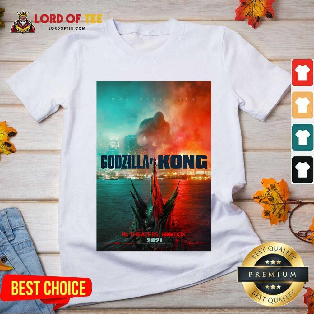 Godzilla Vs Kong Poster V-neck