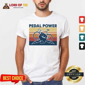 Bicycle Pedal Power Vintage Retro Shirt - Desisn By Lordoftee.com