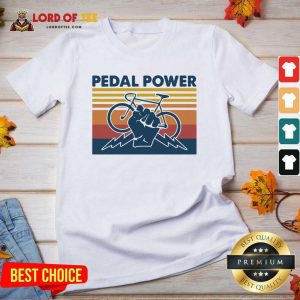 Bicycle Pedal Power Vintage Retro V-neck - Desisn By Lordoftee.com