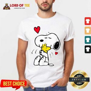 Snoopy Hug Woodstock Valentines Day Shirt - Desisn By Lordoftee.com
