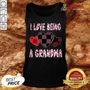 I Love Being Grandma Heart Valentines Day 2021 Tank Top
