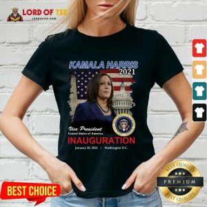 2021 Inauguration Day Kamala Harris Commemorative Souvenir V-neck