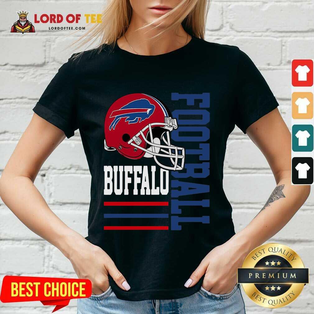 Helmet Of Buffalo Bills Football 2021 V-neck