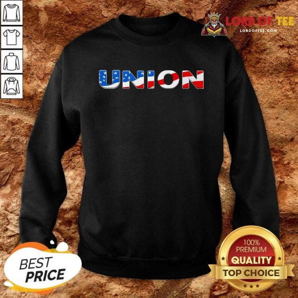 Union American Flag Sweatshirt