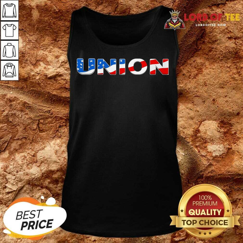  Union American Flag Tank Top