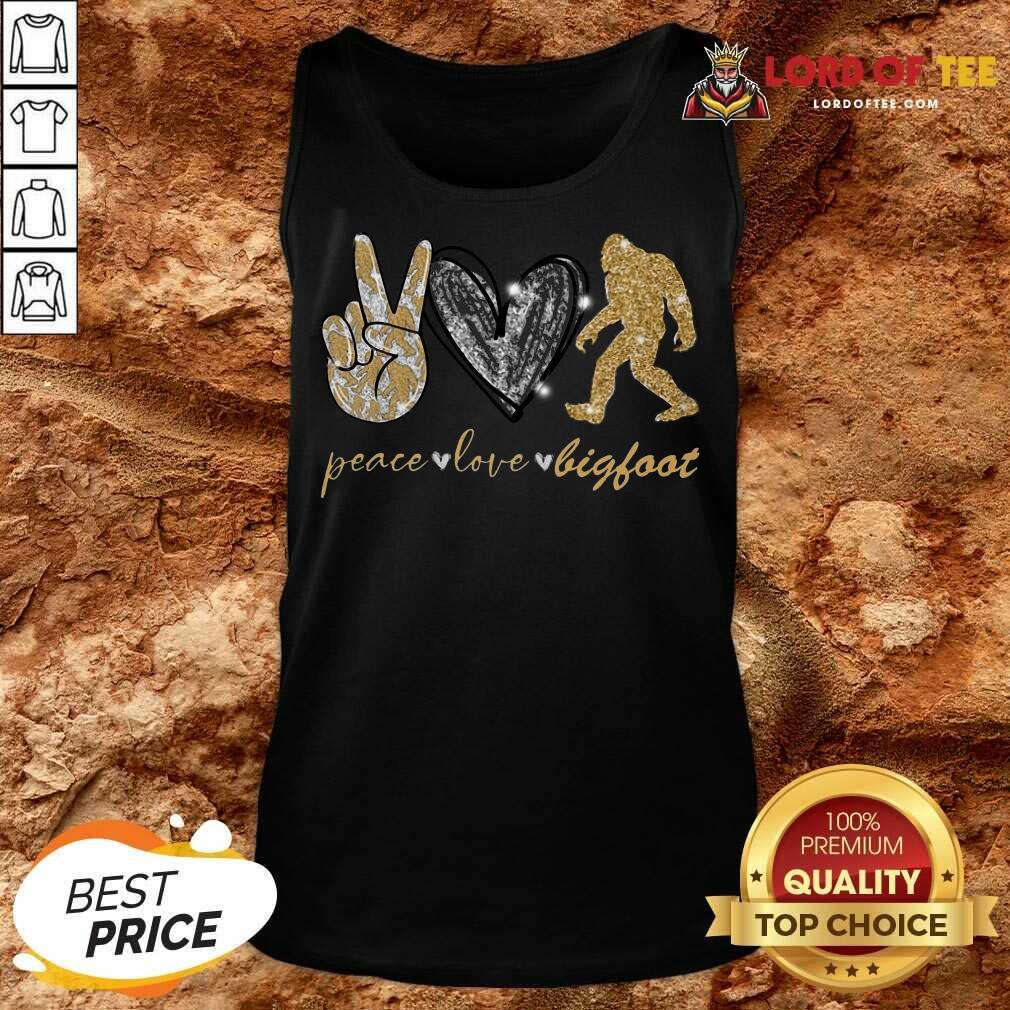 Apprehensive Hot Peace 789 Love Bigfoot Super Tank Top