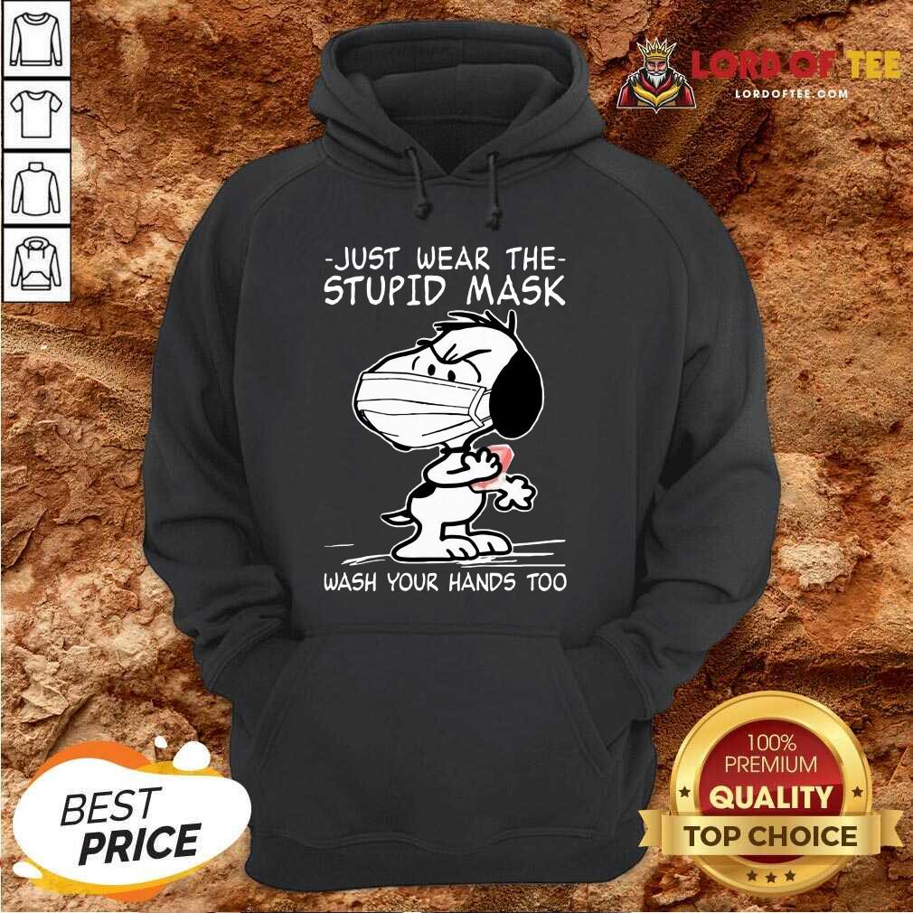 Funny Snoopy Face Wash Your Hands Too Hoodie
