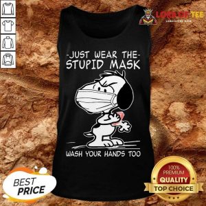Funny Snoopy Face Wash Your Hands Too Tank Top