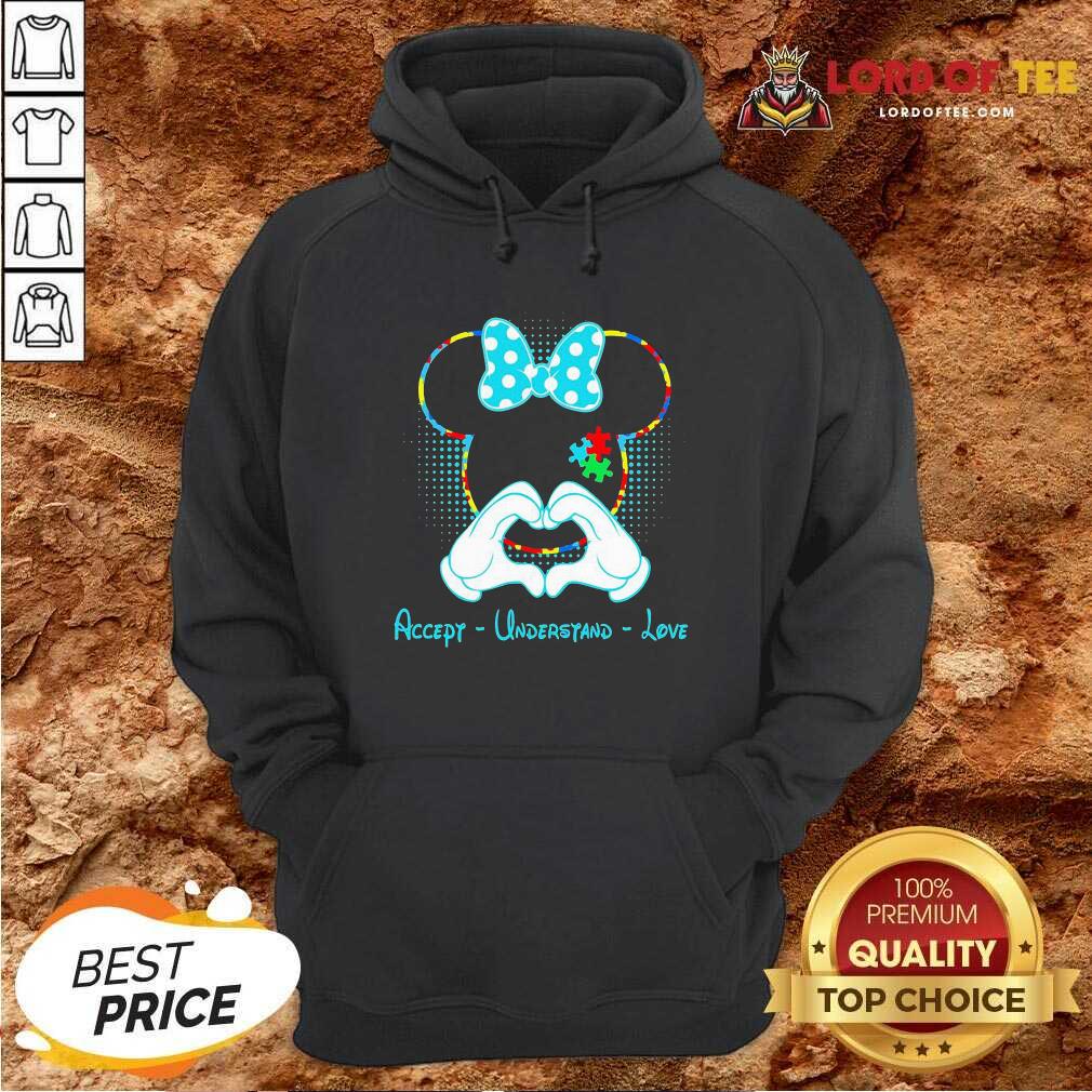 Minnie Mouse Accept Understand Love Hoodie