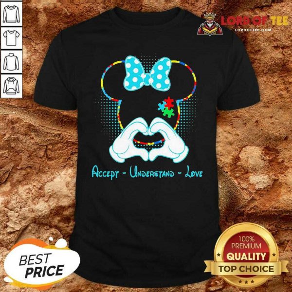 Minnie Mouse Accept Understand Love Shirt