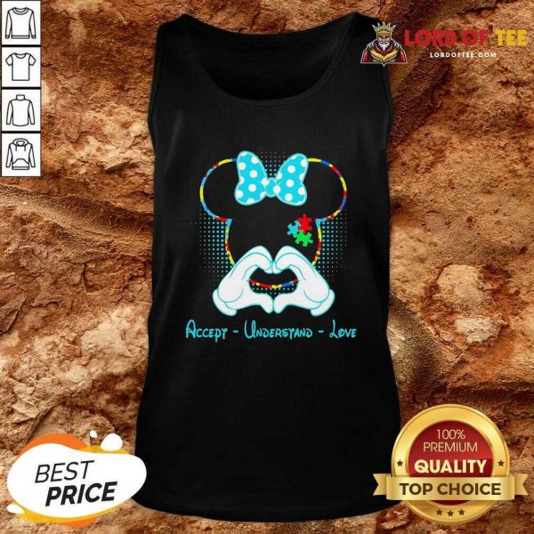 Minnie Mouse Accept Understand Love Tank Top