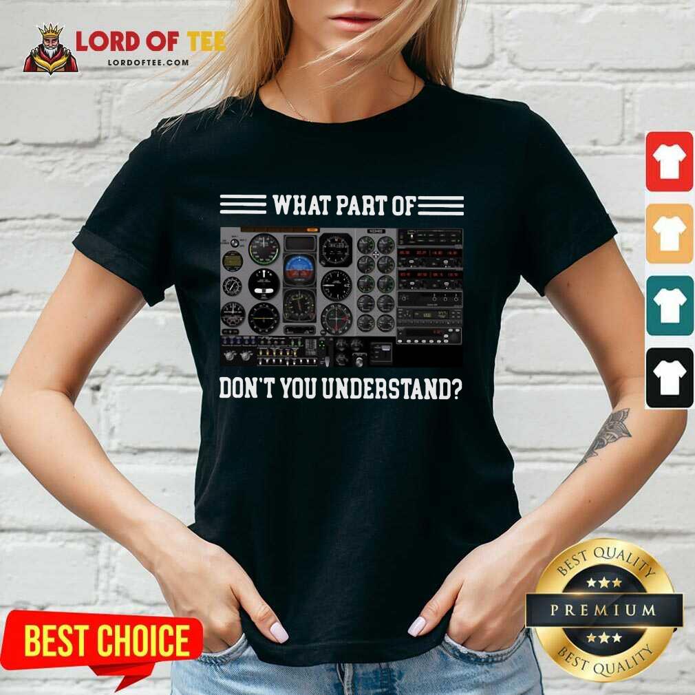 Official Airplane Control Panel What Part V-Neck