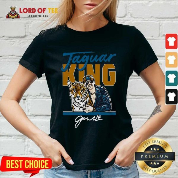 Official Super Jaguar King Jacksonville Tiger King V-Neck