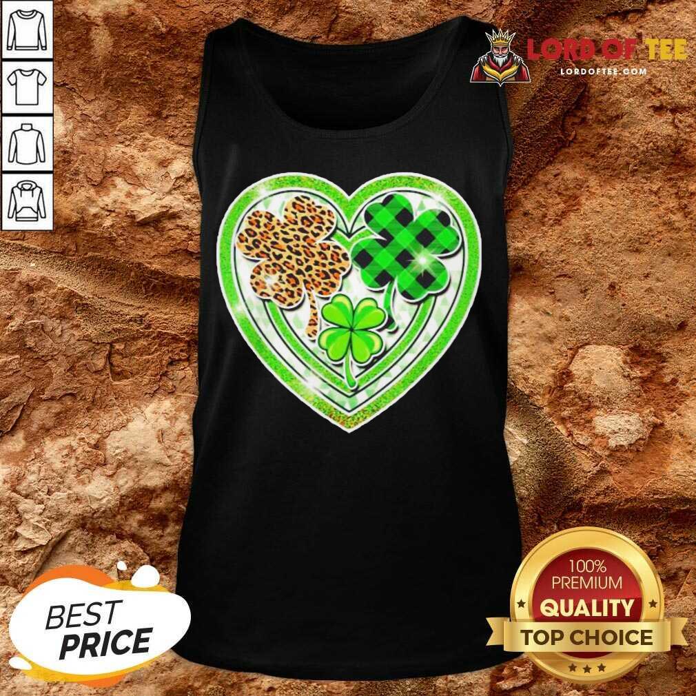 Premium St Patrick Day Buffalo Plaid Tank Top