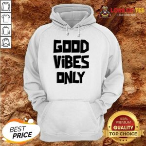 Pretty Coconut Tree Good Vibes Only Hoodie