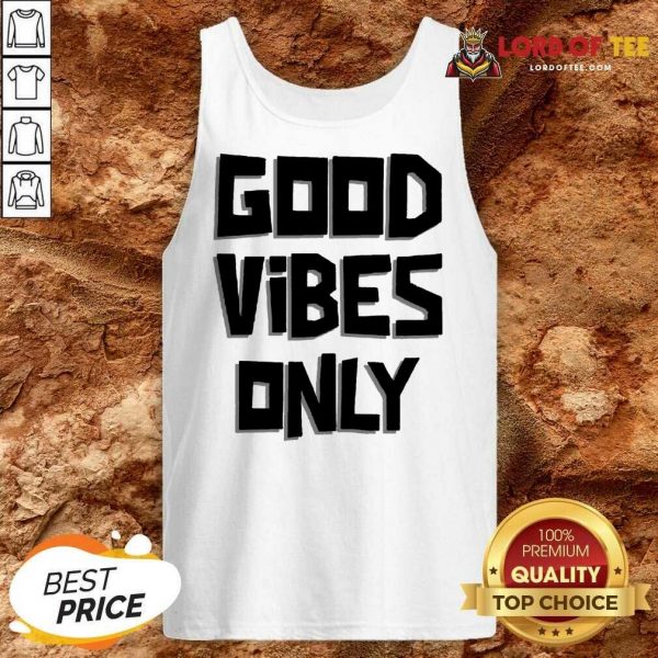 Pretty Coconut Tree Good Vibes Only Tank Top
