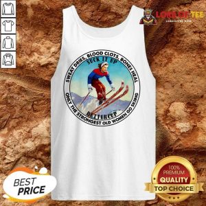 Pretty The Strongest Old Women Go Skiing Tank Top
