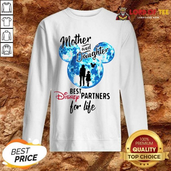 Top Mickey Mother And Daughter Best Disney Partners For Life Sweatshirt
