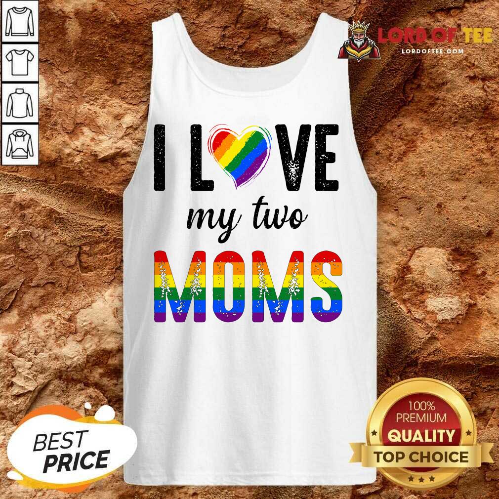 Top My 2 Moms Lesbian Pridets For Kids Tank Top