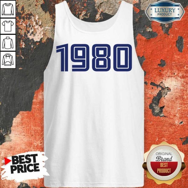 Excellent Personalised Year 1980 Tank Top