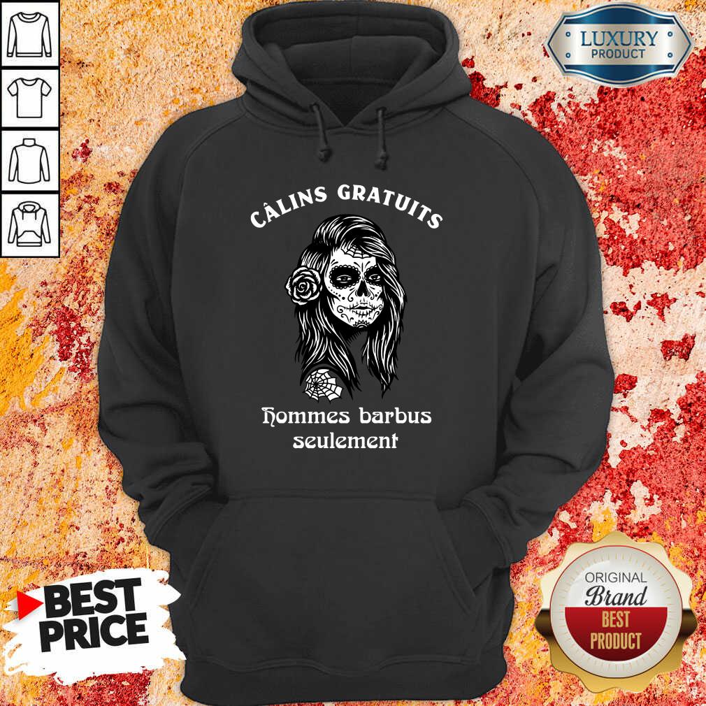 Funny Cinco De Mayo Câlins Gratuits Hommes Barbus Seulement Hoodie