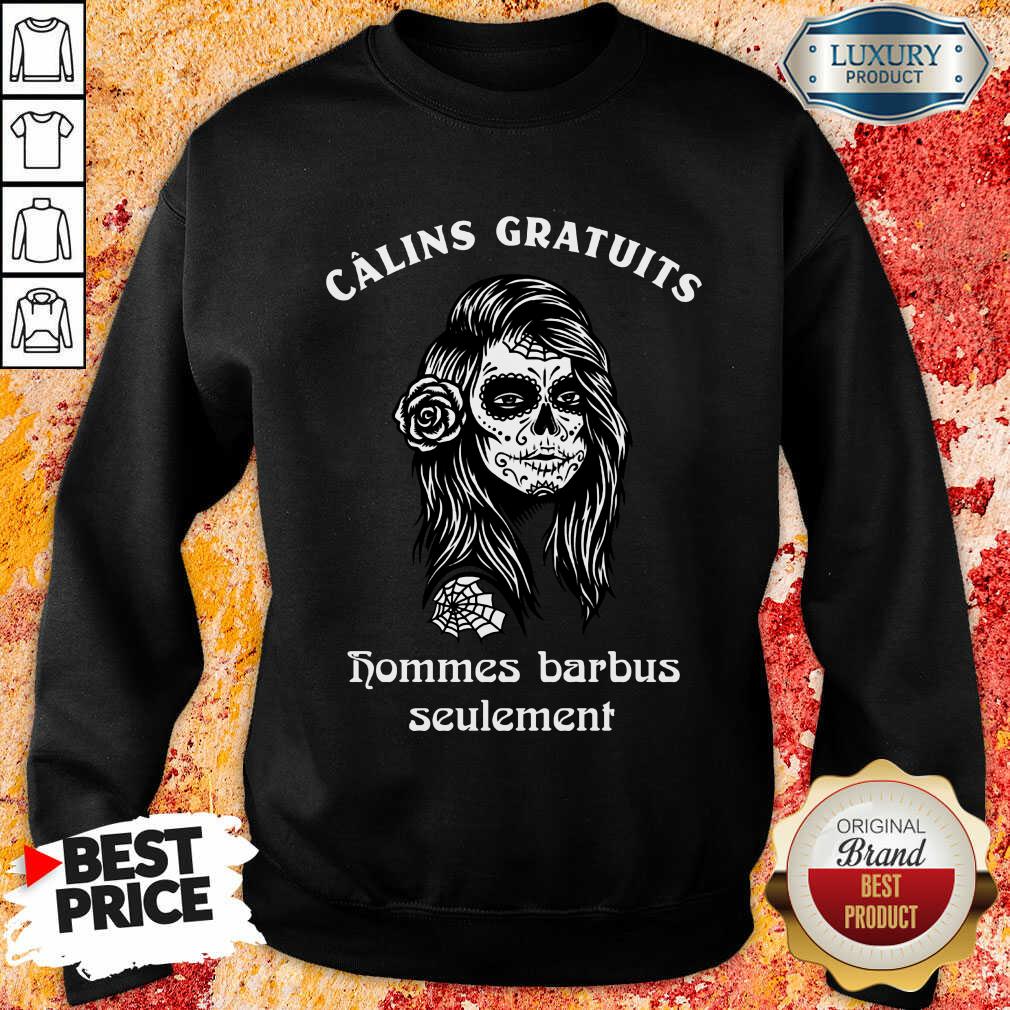 Funny Cinco De Mayo Câlins Gratuits Hommes Barbus Seulement ​Sweashirt