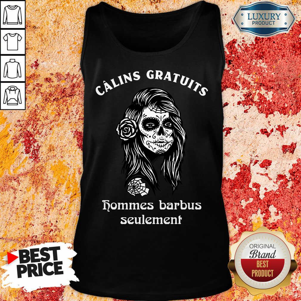 Funny Cinco De Mayo Câlins Gratuits Hommes Barbus Seulement  ​Tank Top