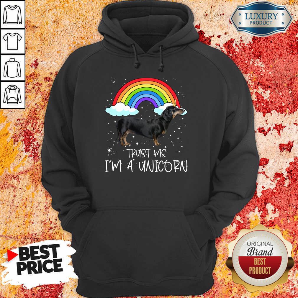 Original Dachshund Trust Me Im A Unicorn Hoodie