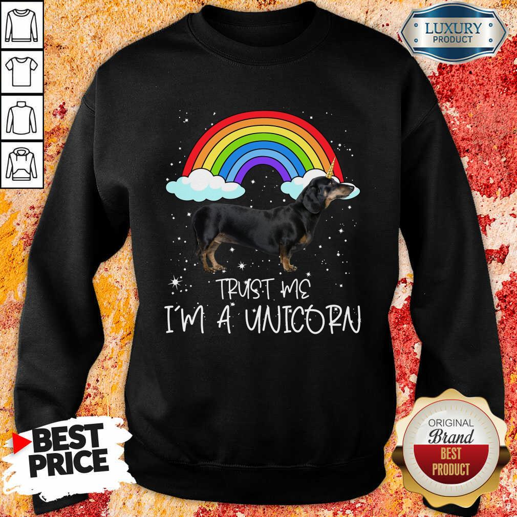 Original Dachshund Trust Me Im A Unicorn Sweashirt