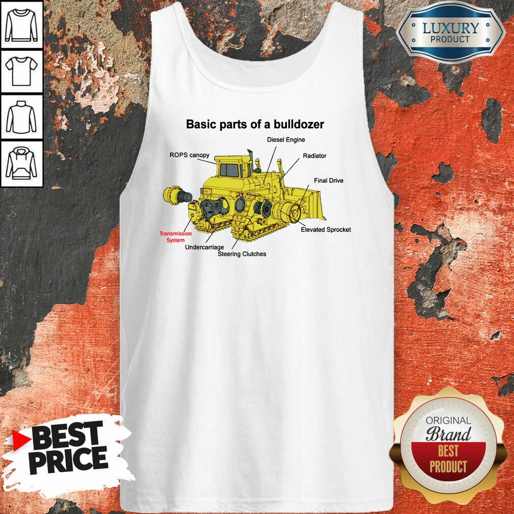 Bulldozer Anatomy Tank Top