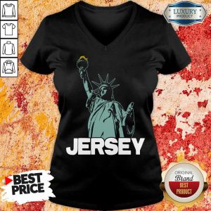New Jersey Statue Of Liberty V-neck