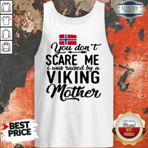Norwegian Flag Scare Me Viking Mother Tank Top