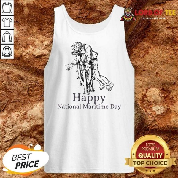 Happy National Maritime Day Tank Top