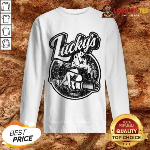 Lucky's Vintage Auto Distressed Sweatshirt