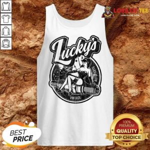 Lucky's Vintage Auto Distressed Tank Top