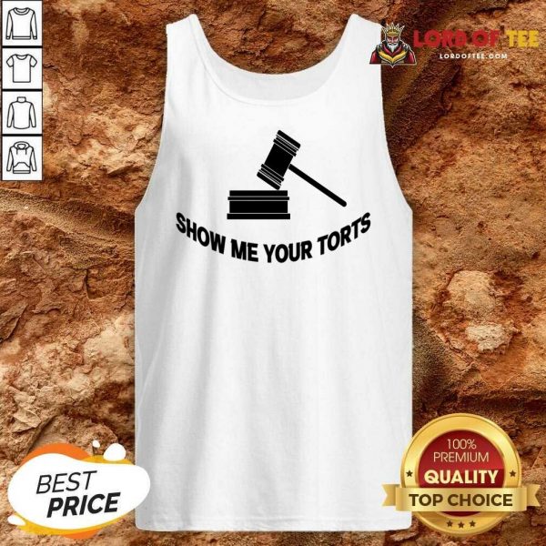 Show Me Your Torts Scale Of Justice Tank Top
