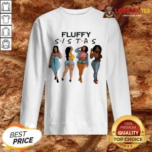 Black Woman Fluffy Sistas Afro Sweatshirt