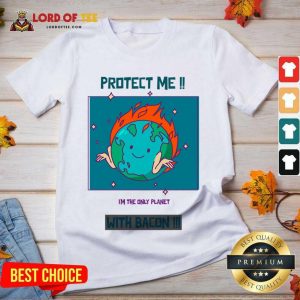 Protect Me I'm The Only Planet With Bacon V-neck