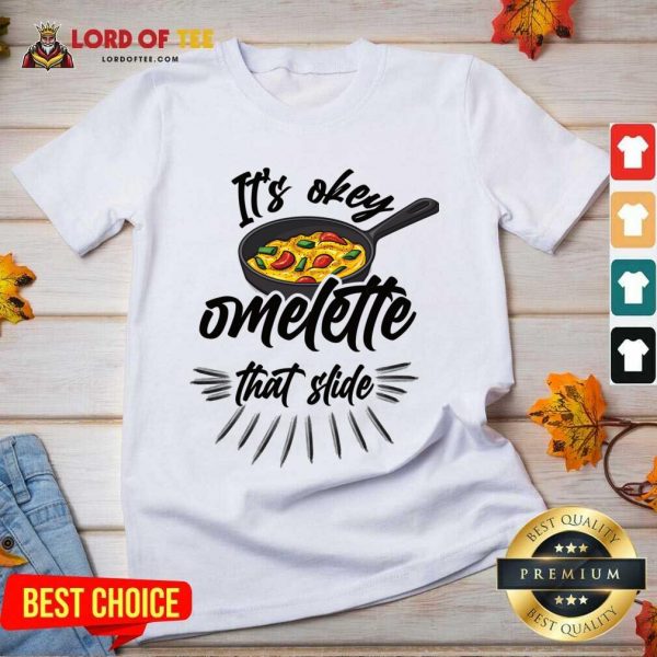 It's Okay Omelette That Slide V-neck